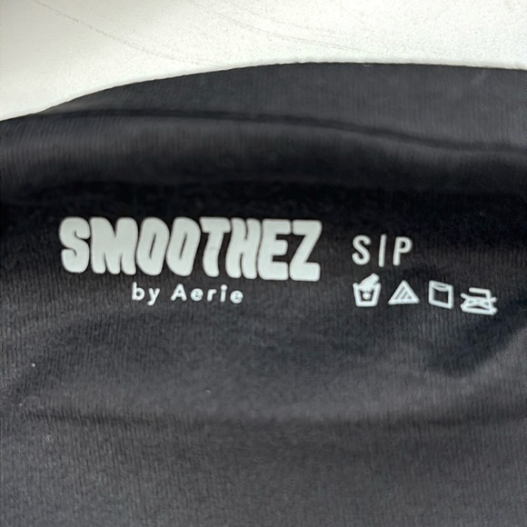 Aerie Smoothez sheer mesh lightweight Black Women's Bralette size S NWT - Picture 7 of 14